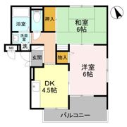 アーバンライフフミの間取り画像