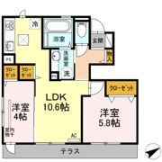 D-room長者原の間取り画像