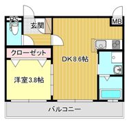 リファレンス中央町の間取り画像
