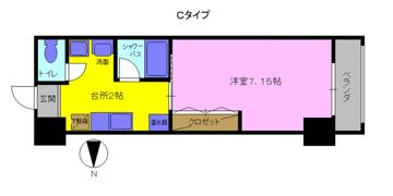 明日香大分駅南の間取り画像
