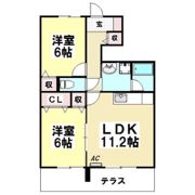 ジェンティーレの間取り画像