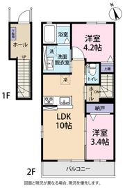 Forest伏見Aの間取り画像