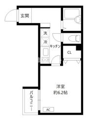 b’CASA TSURUMIの間取り画像