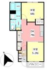 P’CASTELLO Aの間取り画像