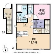 Forest伏見Bの間取り画像