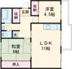 BLUE SKY ONE明野1番館の間取り画像