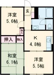 アネックスヒロセAの間取り画像