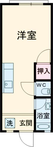 コーポオメガの間取り画像