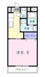 茶花の間取り画像