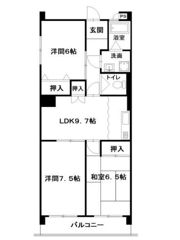 ISマンションの間取り画像