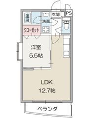 エバーグリーンの間取り画像