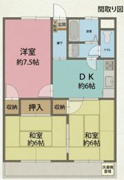 第二ヤマネハイムの間取り画像