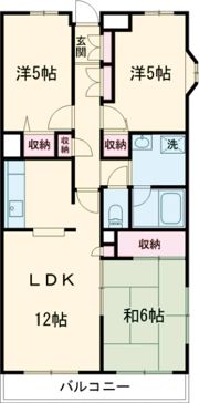 田園コートエレガンスBの間取り画像