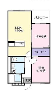 ハートフルマンション旭森の間取り画像