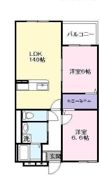 ハートフルマンション旭森の間取り画像