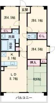 ルモン奈良大森の間取り画像