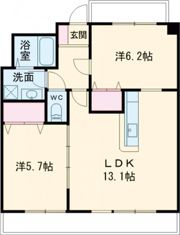 クロノス30新町IIの間取り画像