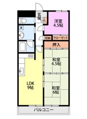 グリーンパレス（下門前）の間取り画像