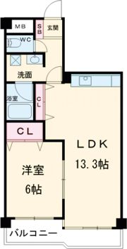 三和平城グランドパレスの間取り画像