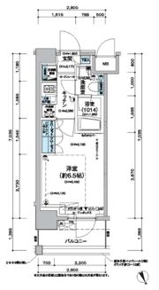 レジディア蒲田Vの間取り画像