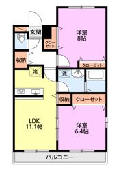 プレムさくらの間取り画像