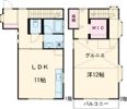 谷内貸家の間取り画像