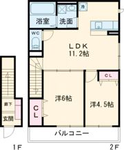 D'sフォレストⅡの間取り画像