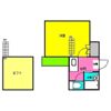 F・Kコート渡辺通り東の間取り画像