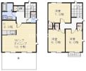 テラスパークビューなかの間取り画像