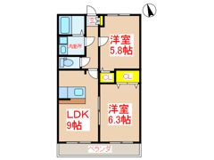 第二タクトマンションの間取り画像