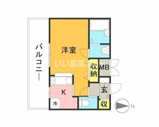 アコール住吉の間取り画像