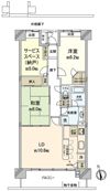 パークアベニュー川口の間取り画像
