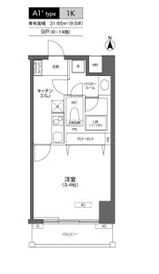 プライムアーバン千住の間取り画像