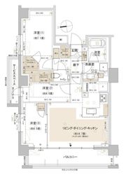 パークホームズ東中野の間取り画像