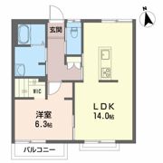 クレセントあさか野の間取り画像