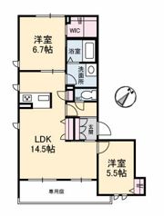 ガーデンメゾン己斐本町の間取り画像