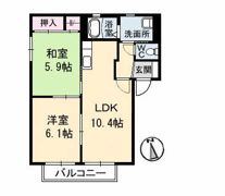 シャーメゾン八万 2番館の間取り画像