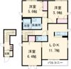 サンリッチ H棟の間取り画像