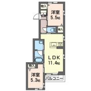 ビレッジ夏見の間取り画像