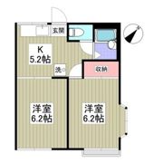 八王子アメニティーコーポの間取り画像
