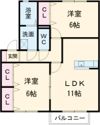 クレールフジの間取り画像