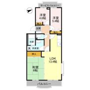 ソシア城北 Bの間取り画像