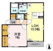 ジュネセゾンの間取り画像