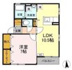 ジュネセゾンの間取り画像