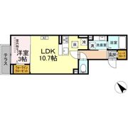 D Paina 千年新町の間取り画像