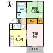 スカイハウス上条の間取り画像