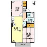 プレミール ソシア Cの間取り画像