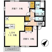 ベルデュール吉田 A棟の間取り画像