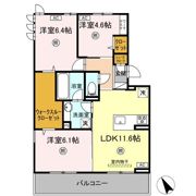 (仮称)D-ROOM鷹の巣2丁目の間取り画像