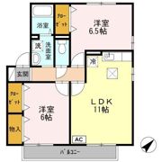 サンライズ豊 A棟の間取り画像